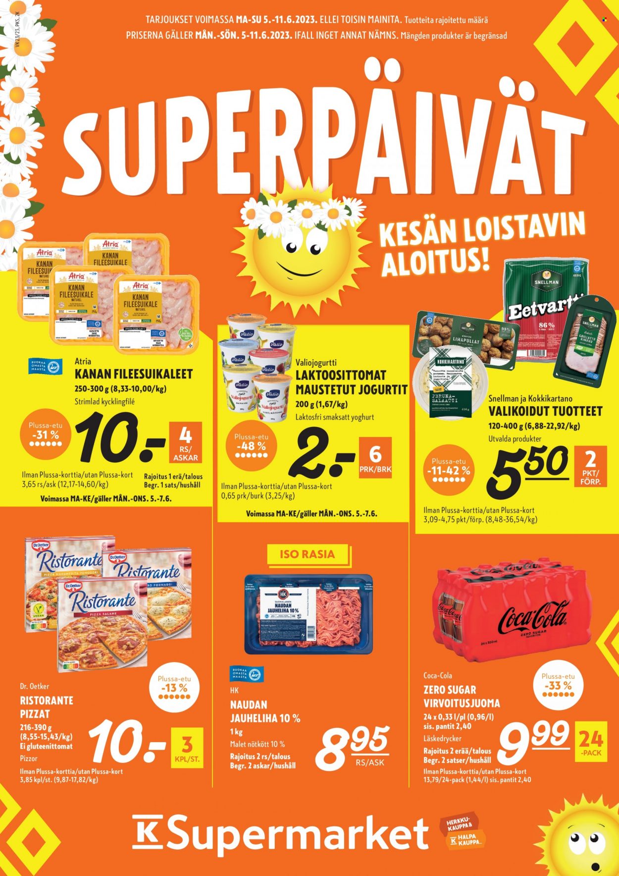 K-Supermarket tarjouslehti  - 05.06.2023 - 11.06.2023.
