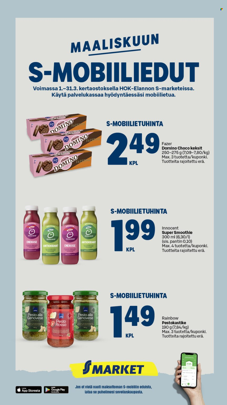 S-market tarjouslehti  - 01.03.2024 - 31.03.2024.