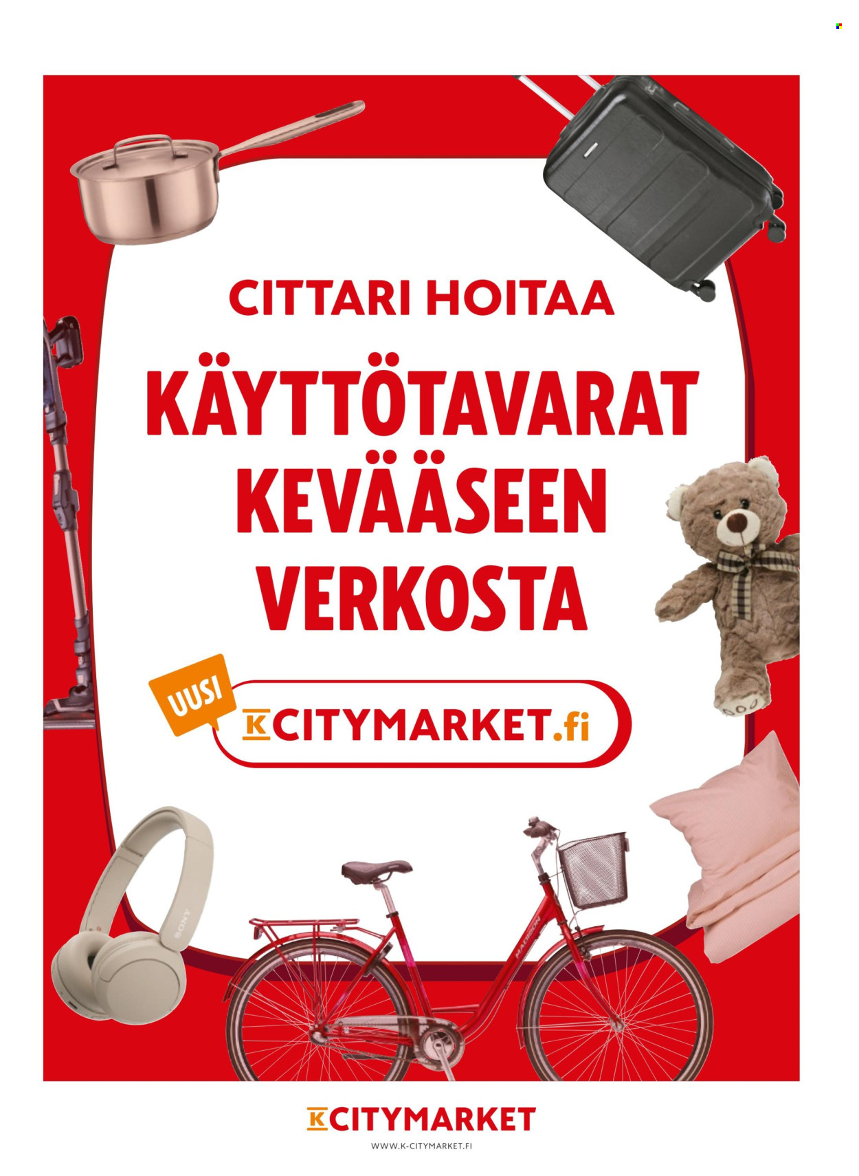 K-citymarket tarjouslehti  - 24.04.2024 - 04.06.2024.