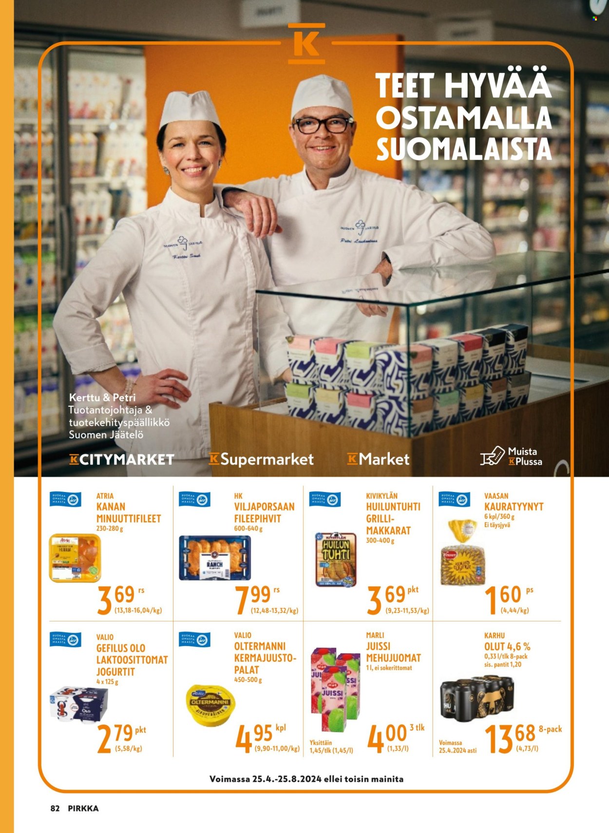 K-Supermarket tarjouslehti  - 24.04.2024 - 04.06.2024.