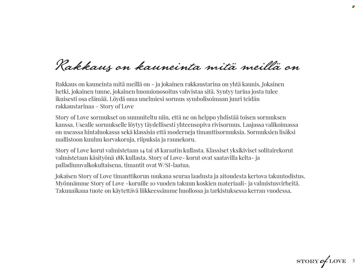 Kultajousi tarjouslehti .