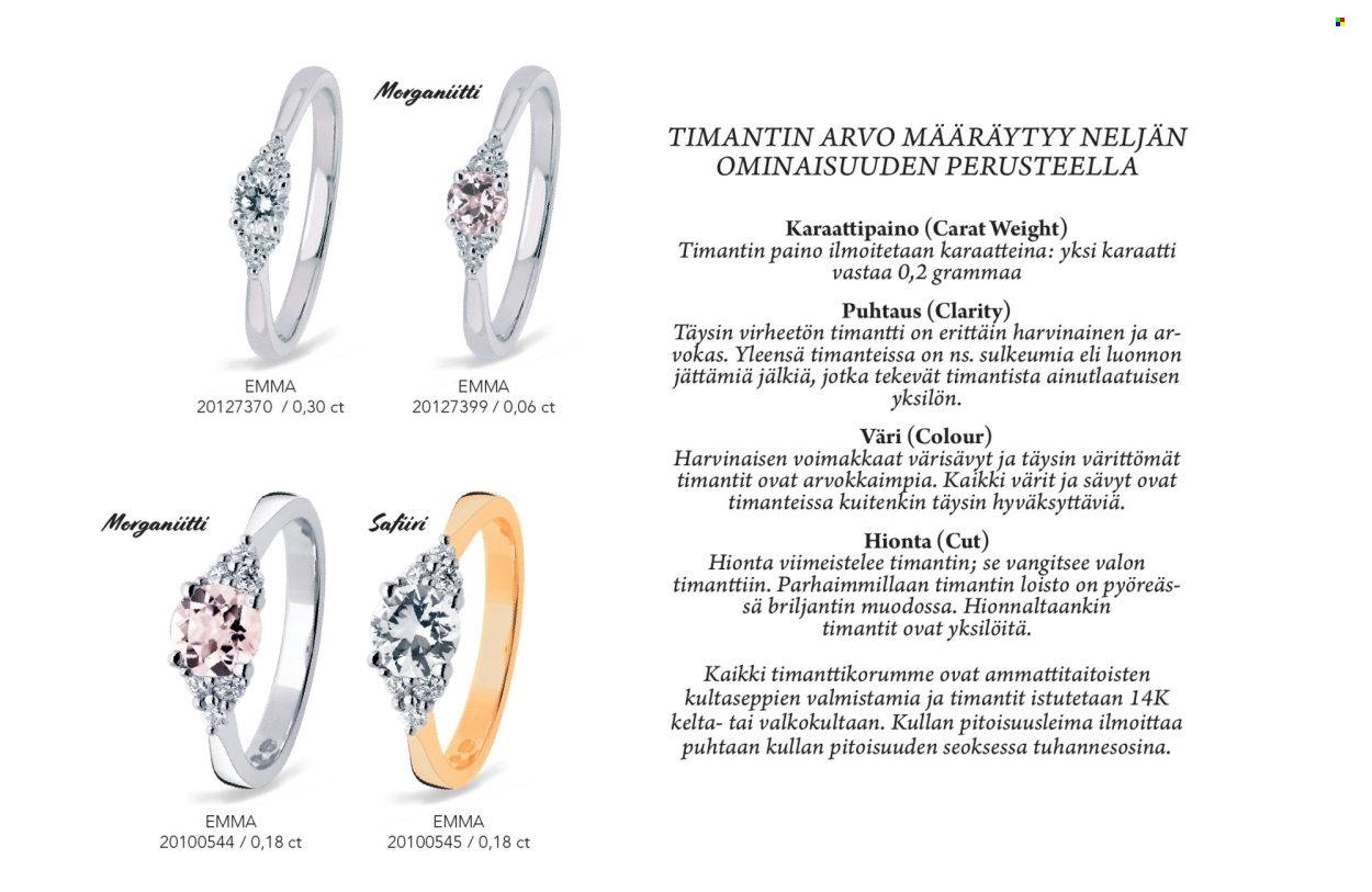 Kultajousi tarjouslehti .