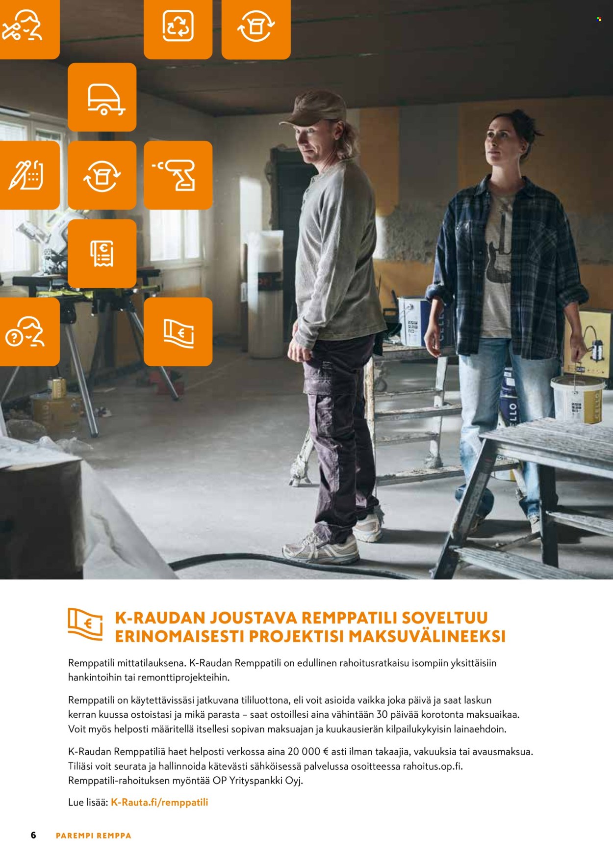 K-Rauta tarjouslehti .