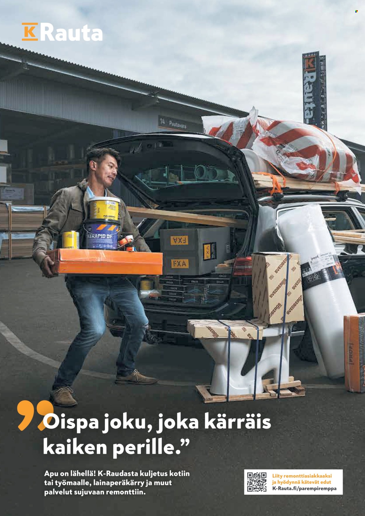 K-Rauta tarjouslehti .