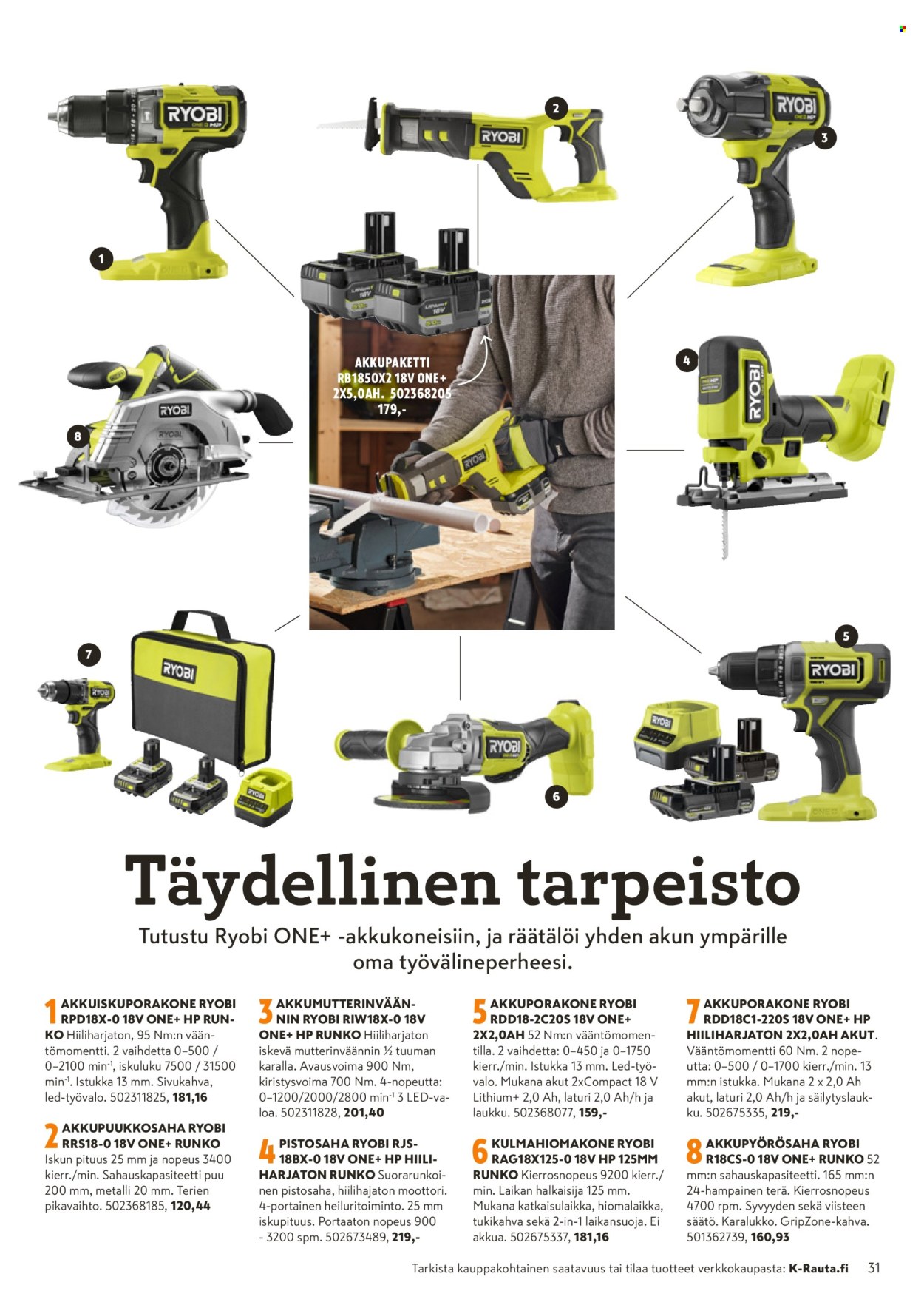 K-Rauta tarjouslehti .