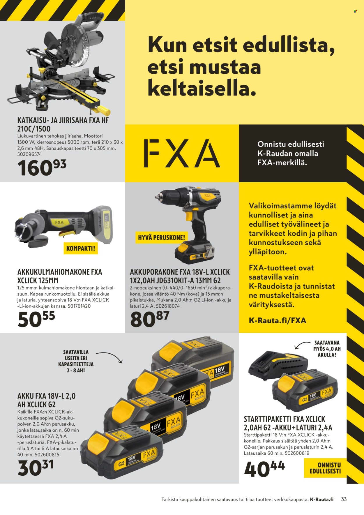 K-Rauta tarjouslehti .