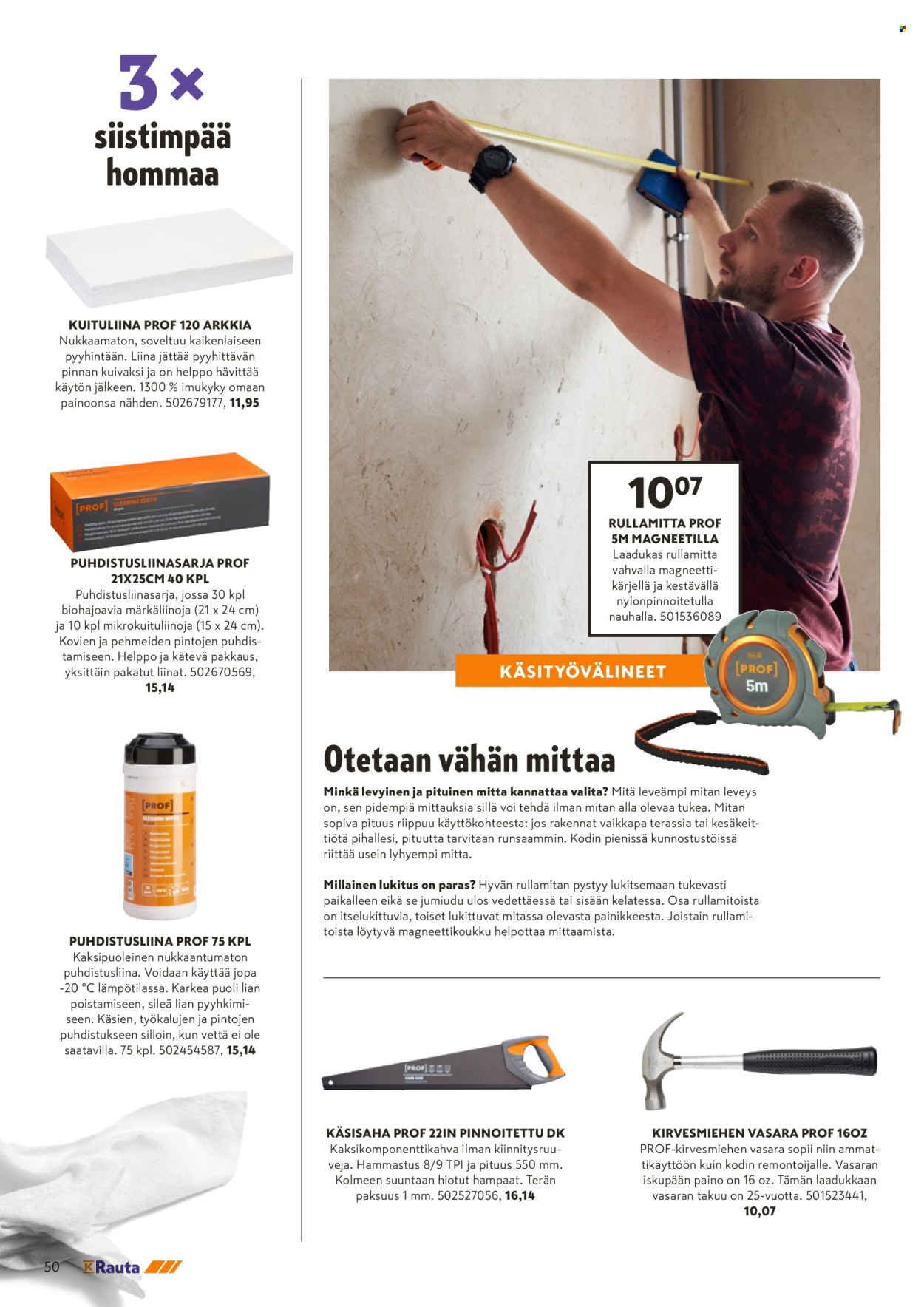 K-Rauta tarjouslehti .