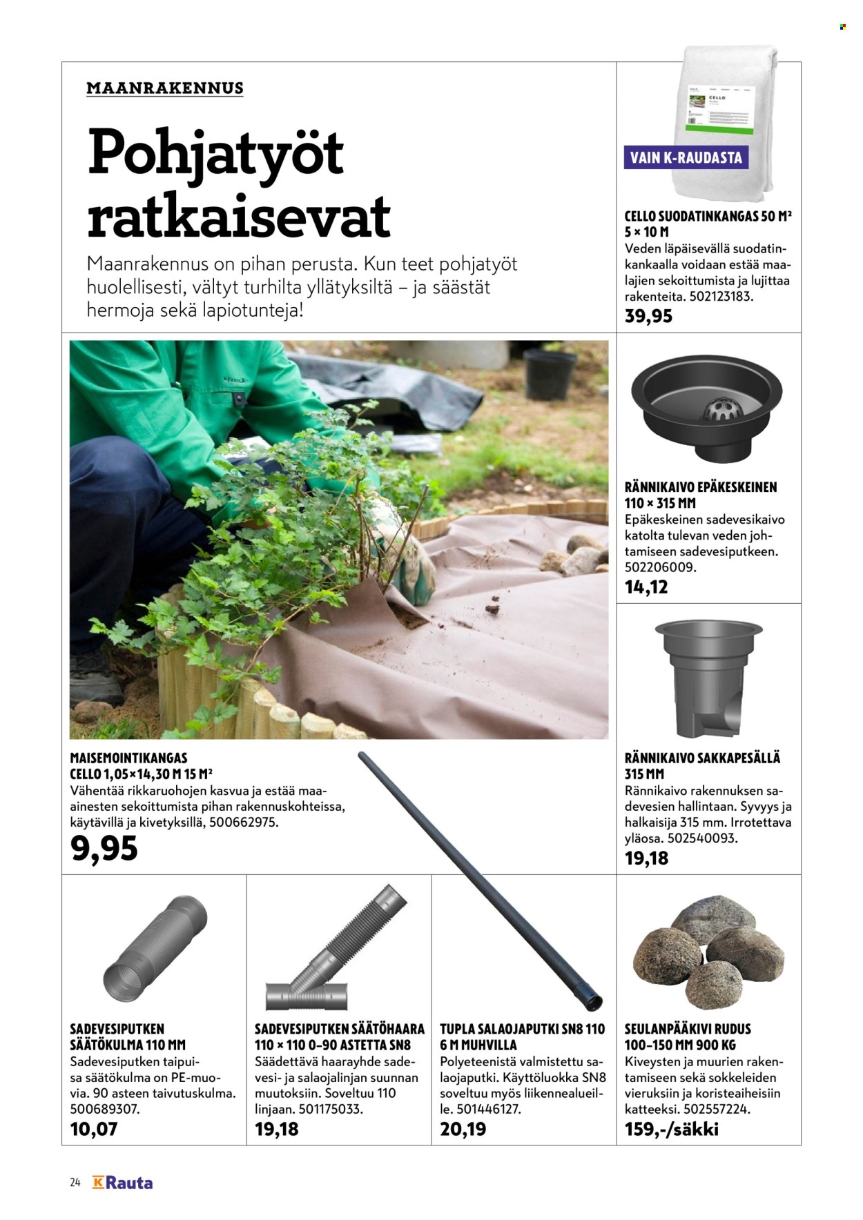 K-Rauta tarjouslehti .