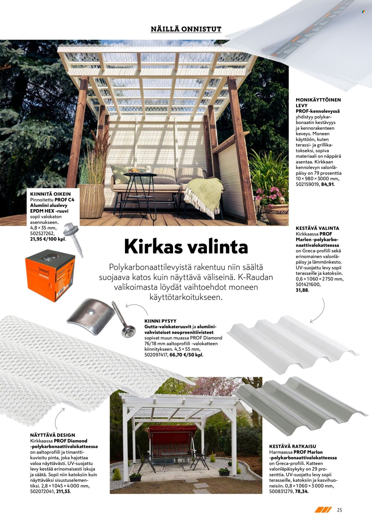 K-Rauta tarjouslehti .