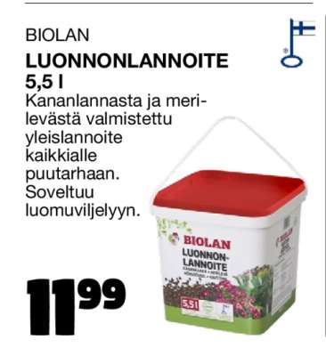 BIOLAN LUONNONLANNOITE 5,5 l