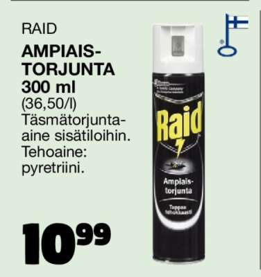 RAID AMPAIS-TORJUNTA 300 ml