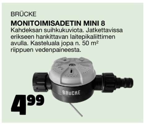 BRÜCKE MONITOIMISADETIN MINI 8