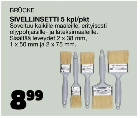 BRÜCKE SIVELLINSETTI 5 kpl/pkt