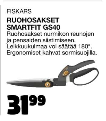Fiskars Ruohosakset SmartFit GS40
