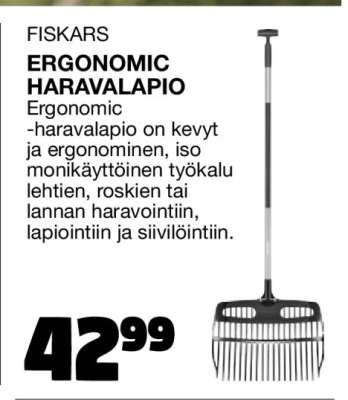 Fiskars Ergonomic Haravalapio