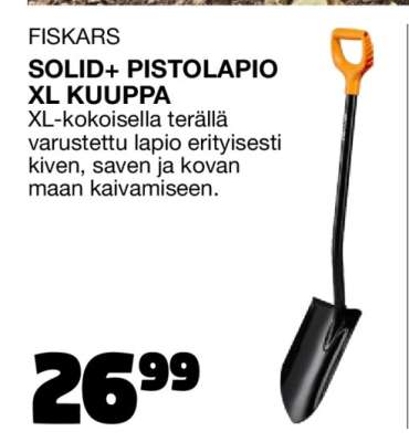 FISKARS SOLID+ PISTOLAPIO XL KUUPPA