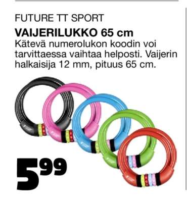 FUTURE TT SPORT VAJERILUKKO 65 cm