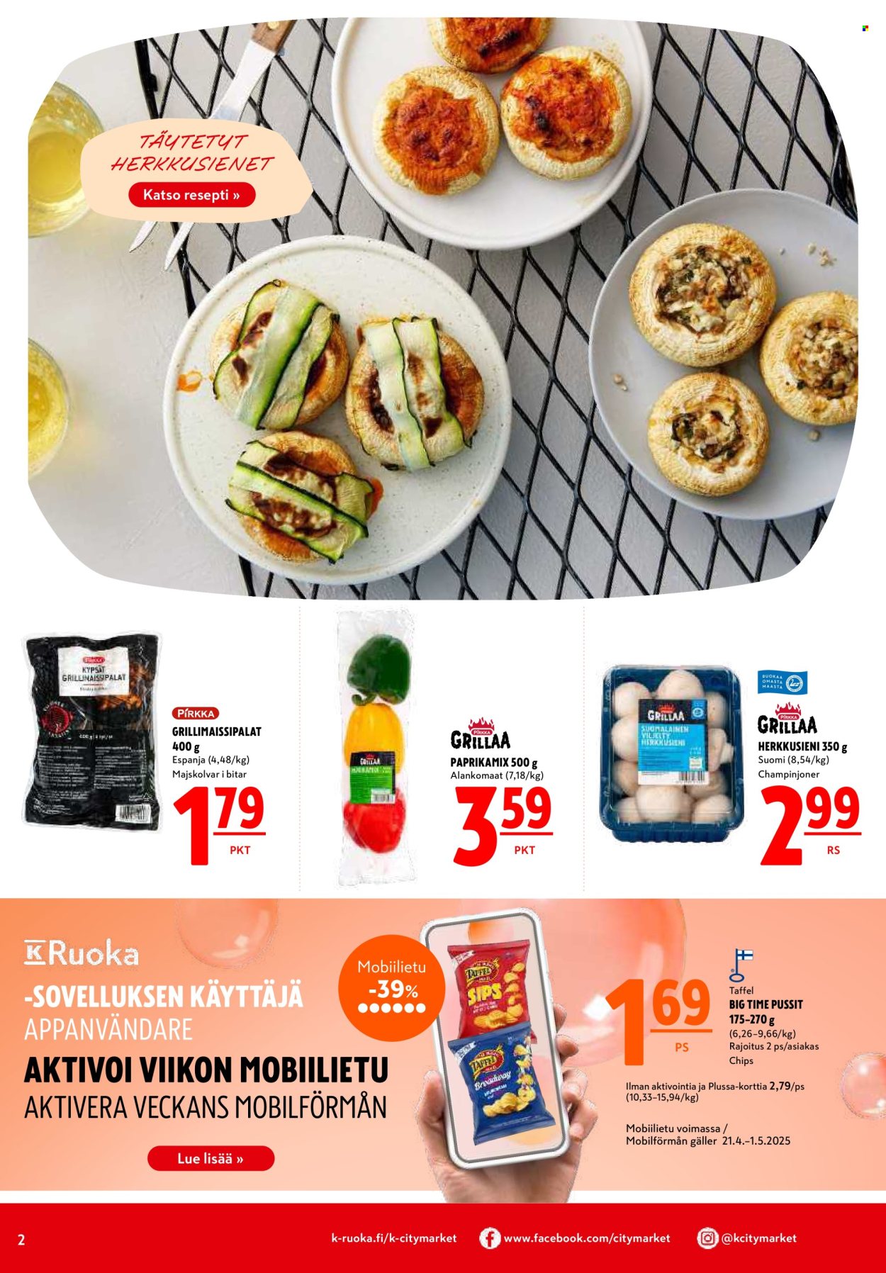 K-citymarket tarjouslehti  - 24.04.2025 - 11.05.2025.