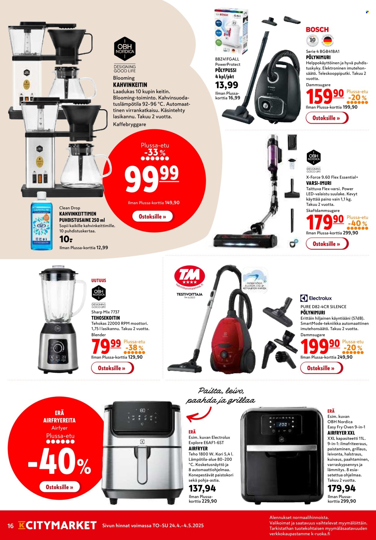 K-citymarket tarjouslehti  - 24.04.2025 - 11.05.2025.