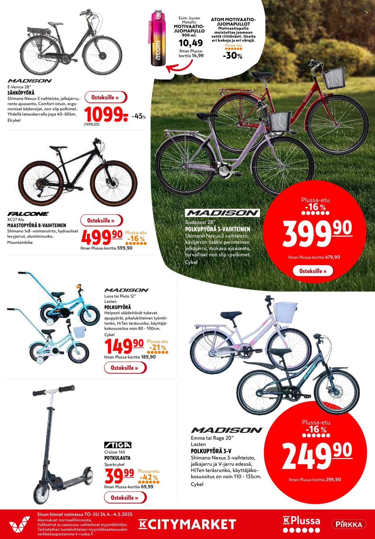 K-citymarket tarjouslehti  - 24.04.2025 - 11.05.2025.