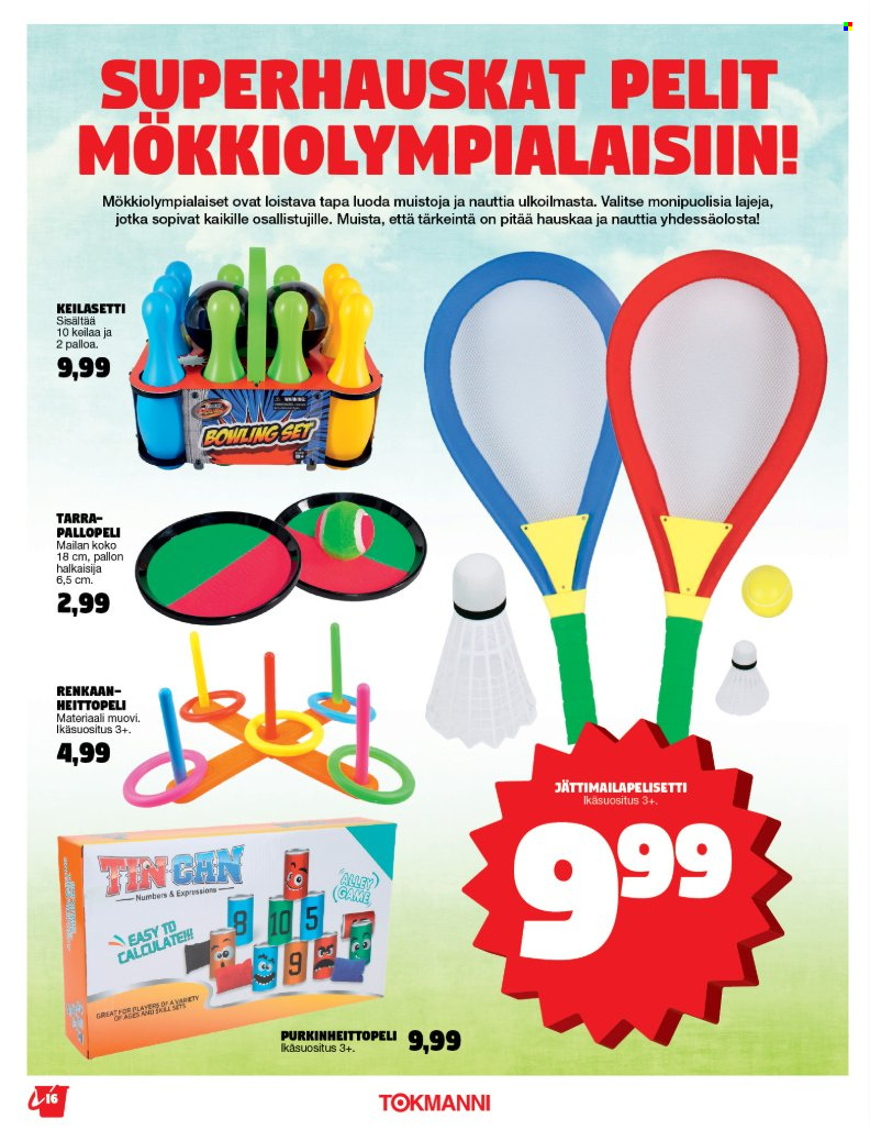 Tokmanni tarjouslehti  - 28.04.2025 - 03.08.2025.