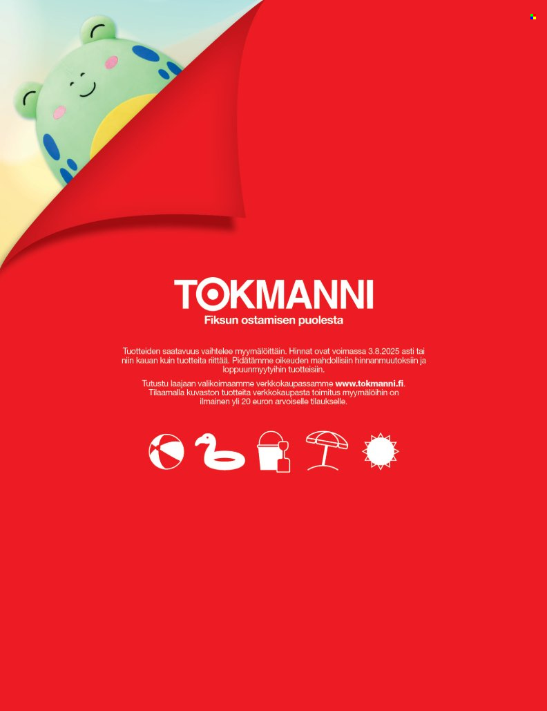 Tokmanni tarjouslehti  - 28.04.2025 - 03.08.2025.