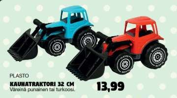 PLASTO KAUHATRAKTORI 32 CM