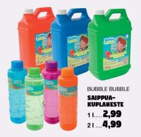 BUBBLE BUBBLE SAIPPUAKUPLANESTE