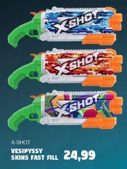 X-SHOT Vesipyssy Skins Fast Fill