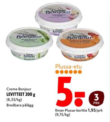 Creme Bonjour LEVITTEET 200 g