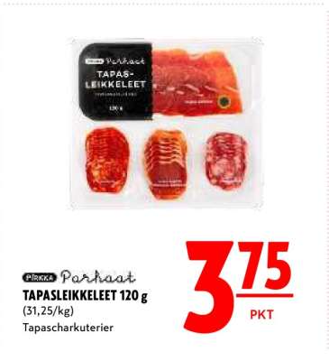 Pirkka Parhaat TAPASLEIKKELEET 120 g