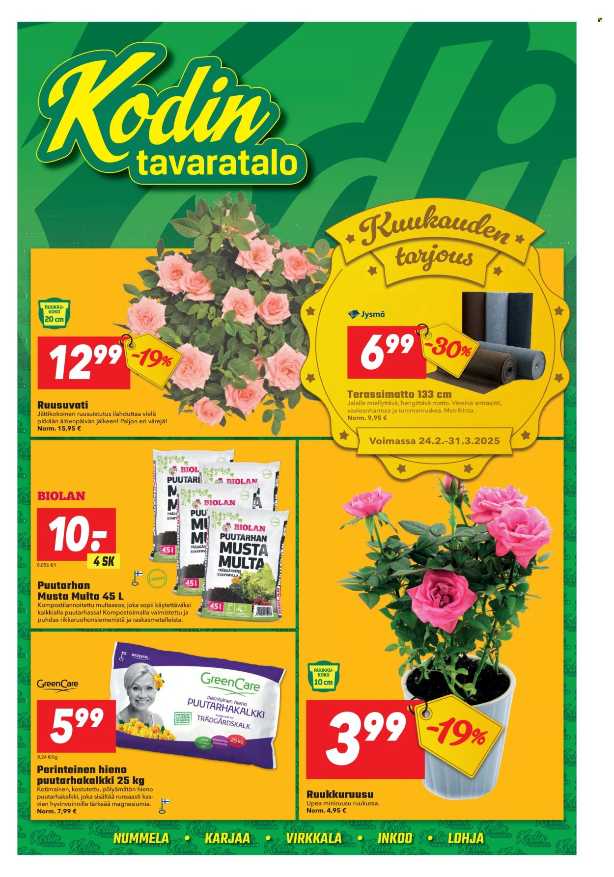 Kodintavaratalo tarjouslehti  - 05.05.2025 - 14.05.2025.