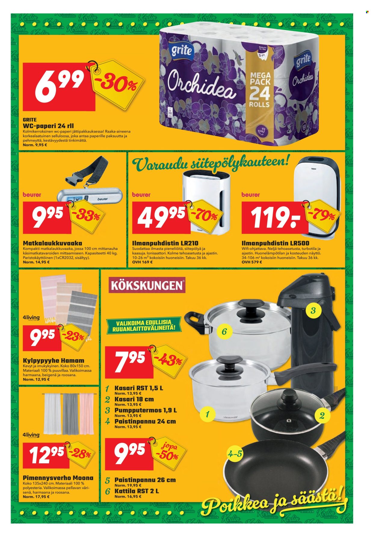 Kodintavaratalo tarjouslehti  - 05.05.2025 - 14.05.2025.