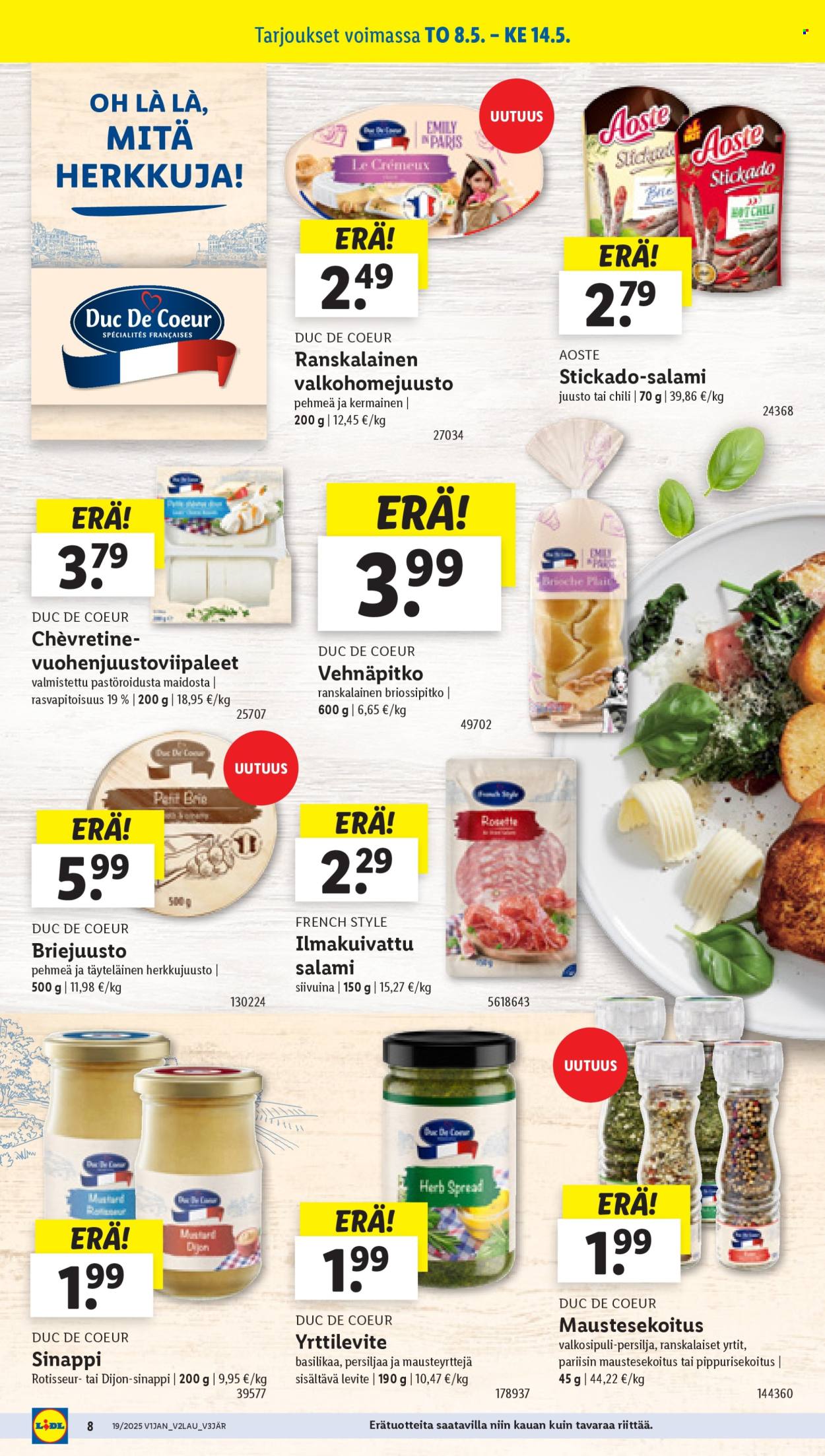 Lidl tarjouslehti  - 08.05.2025 - 14.05.2025.