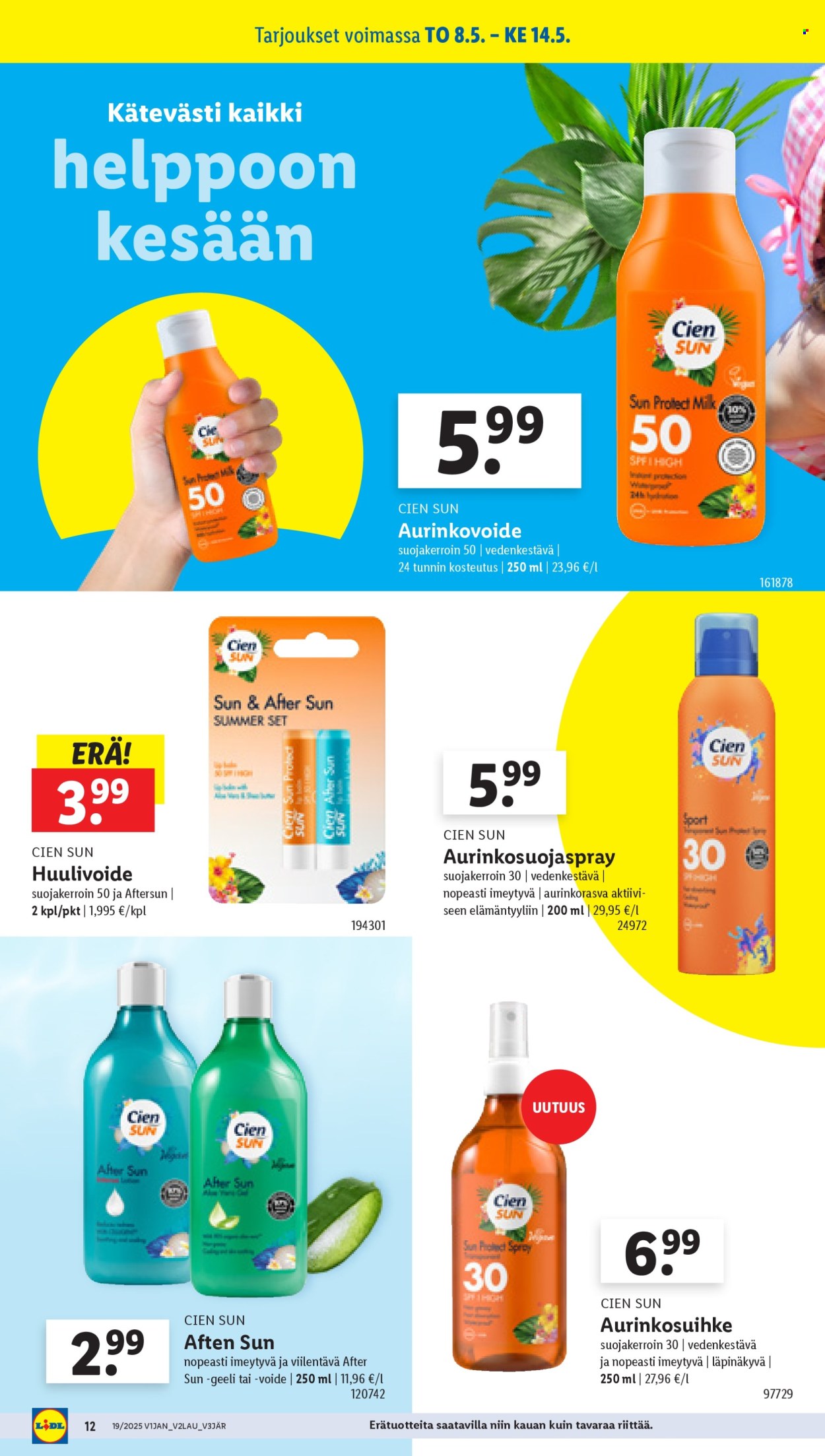 Lidl tarjouslehti  - 08.05.2025 - 14.05.2025.