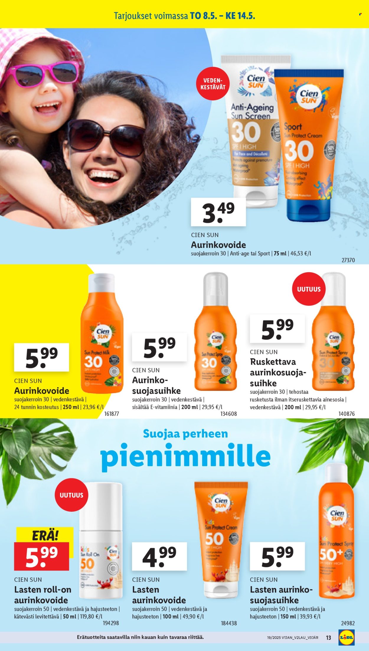 Lidl tarjouslehti  - 08.05.2025 - 14.05.2025.