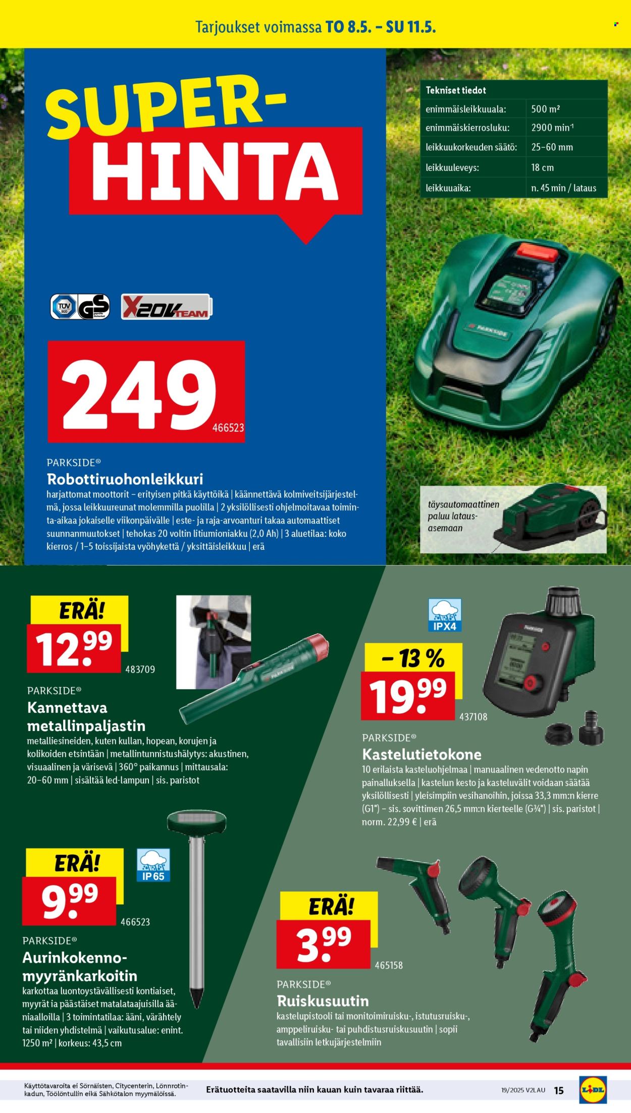 Lidl tarjouslehti  - 08.05.2025 - 14.05.2025.