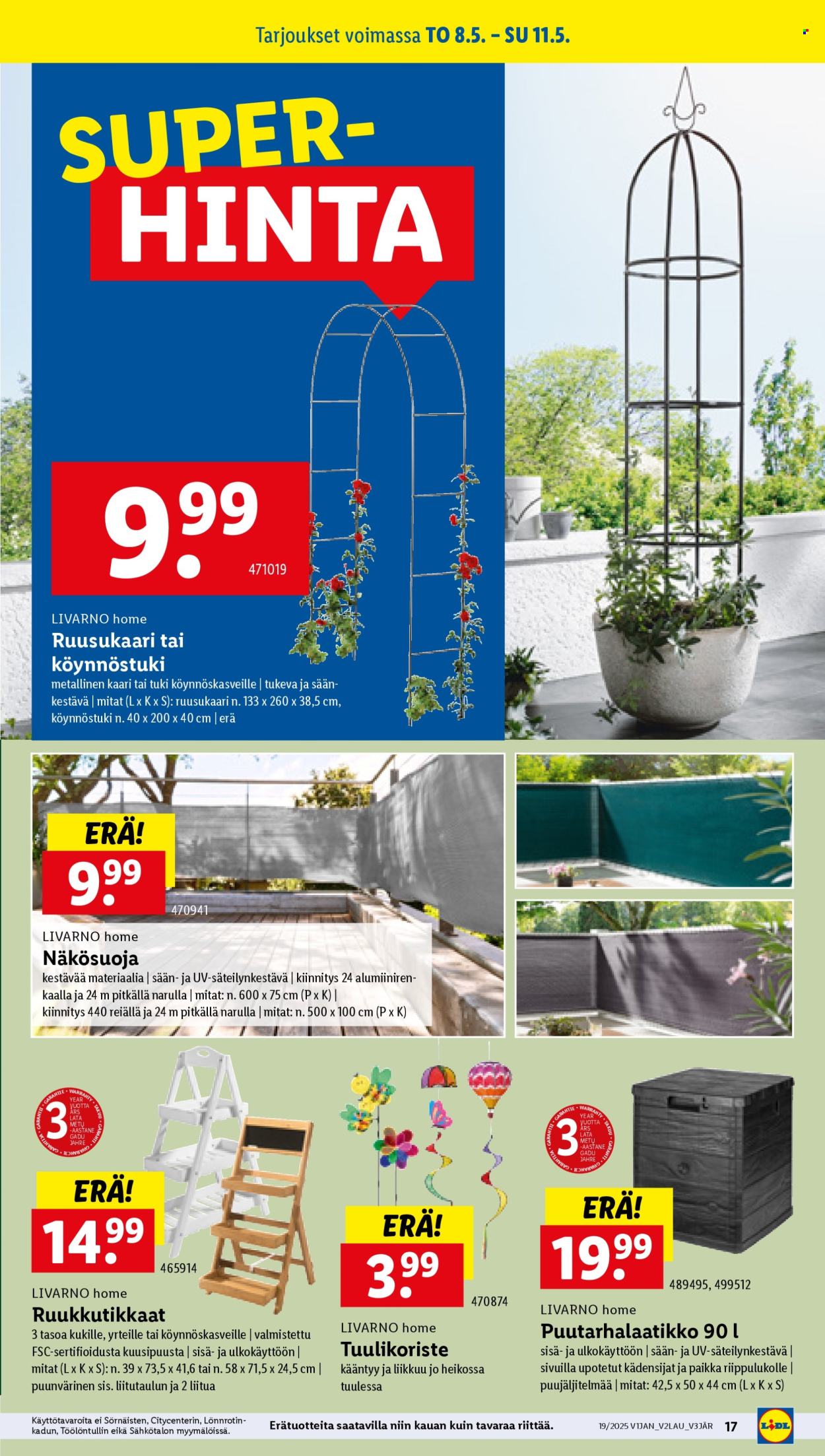 Lidl tarjouslehti  - 08.05.2025 - 14.05.2025.