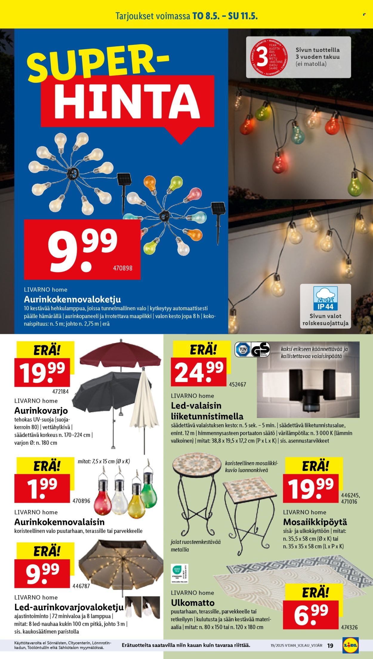 Lidl tarjouslehti  - 08.05.2025 - 14.05.2025.