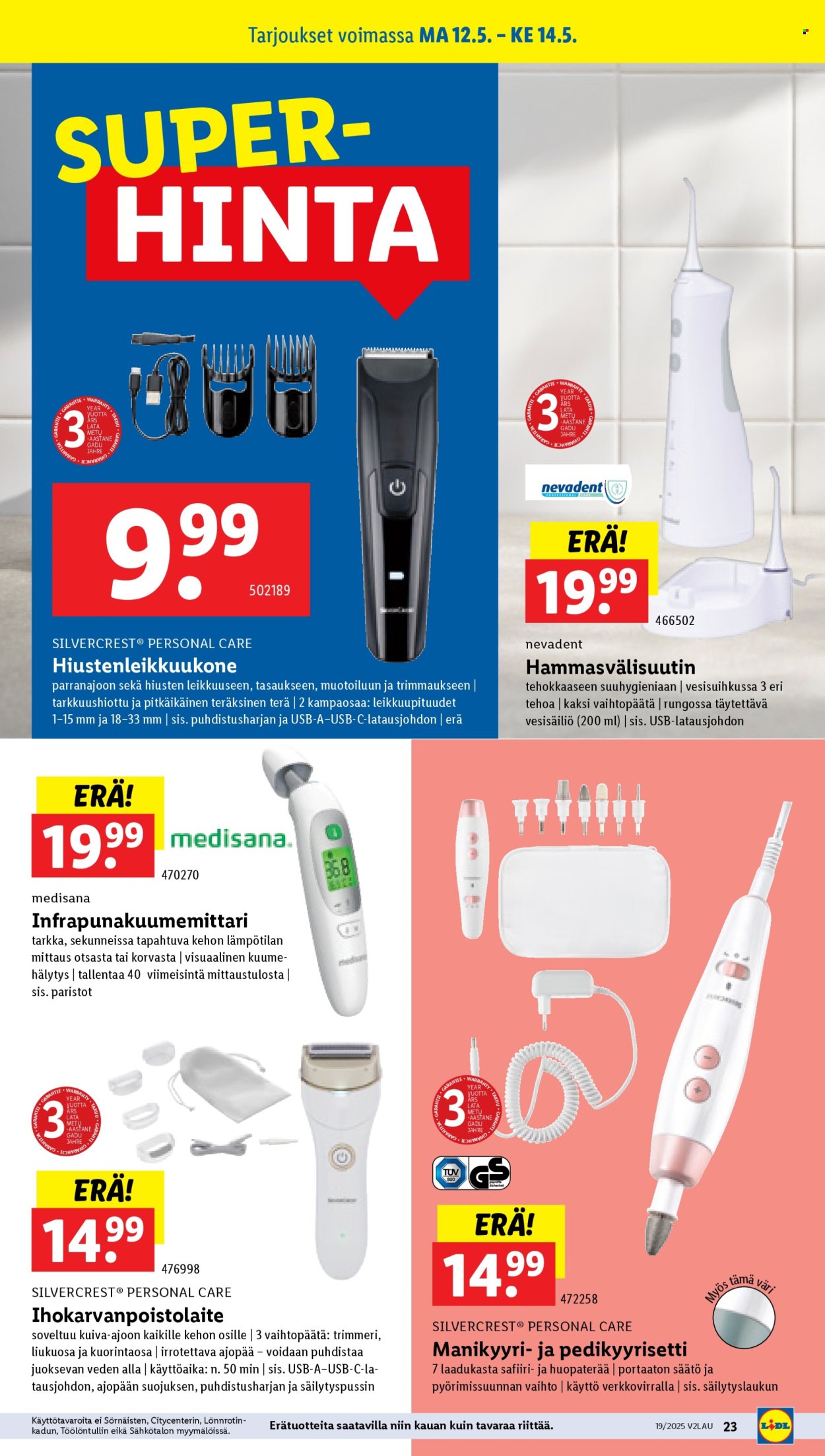 Lidl tarjouslehti  - 08.05.2025 - 14.05.2025.