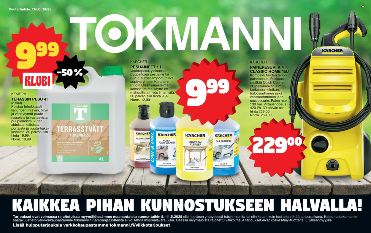 Tokmanni tarjouslehti  - 05.05.2025 - 11.05.2025.