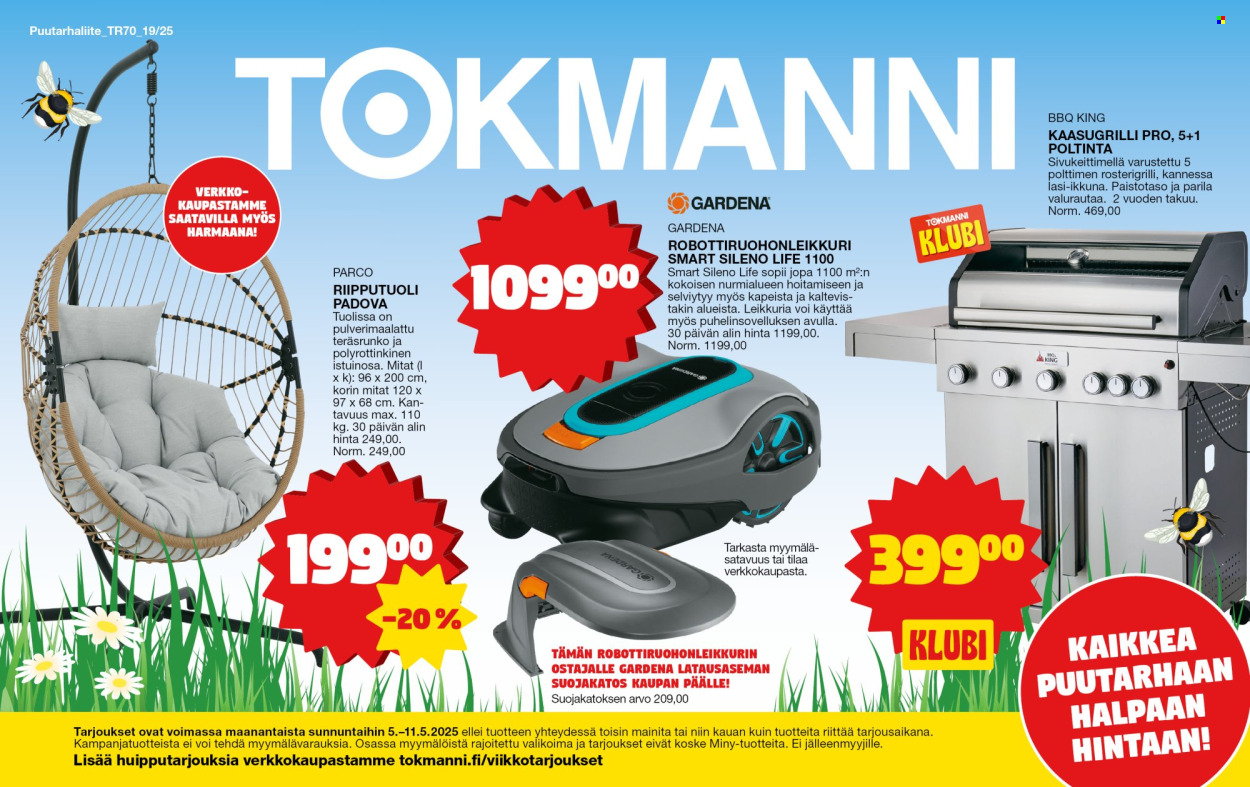 Tokmanni tarjouslehti  - 05.05.2025 - 11.05.2025.