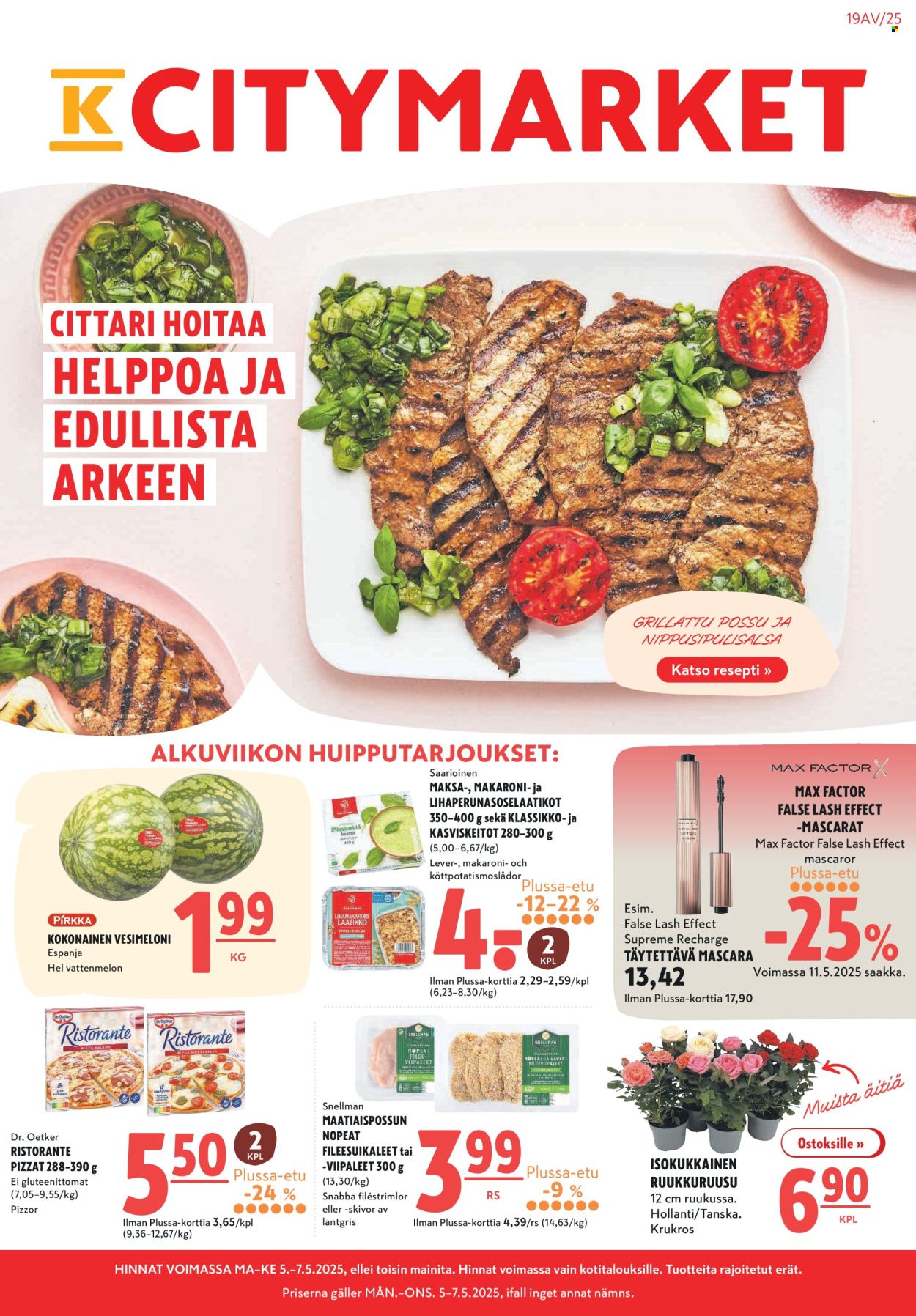 K-citymarket tarjouslehti  - 05.05.2025 - 14.05.2025.