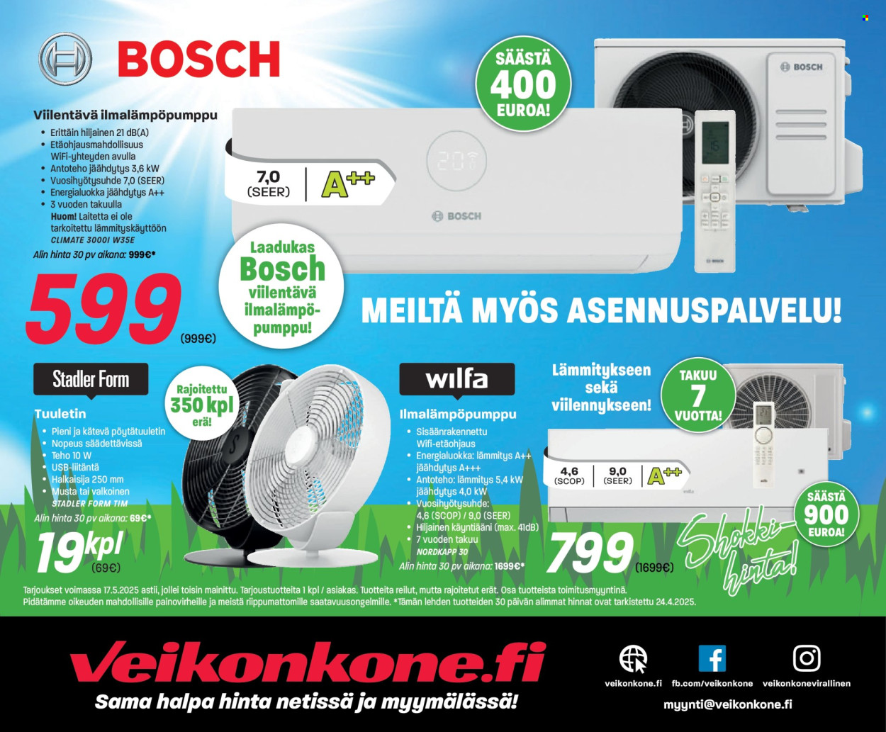 Veikon Kone tarjouslehti  - 05.05.2025 - 17.05.2025.