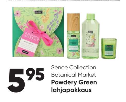 Sence Collection Botanical Market Powdery Green lahjapakkaus