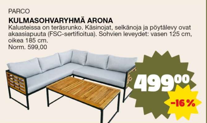 KULMASOHVARYHMÄ ARONA