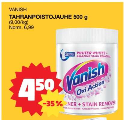Vanish Tahranpoistojauhe 500 g