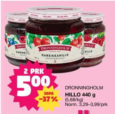 DRONNINGHOLM HILLO 440 g