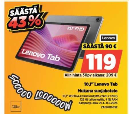 10,1" Lenovo Tab