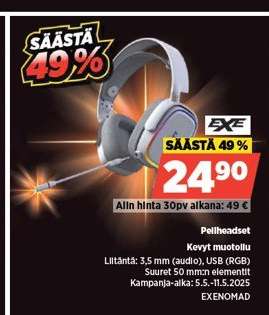 Peliheadset